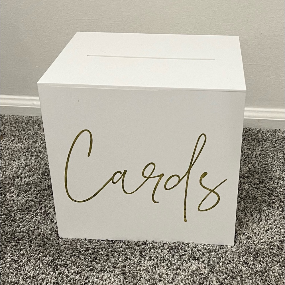 Wedding card box